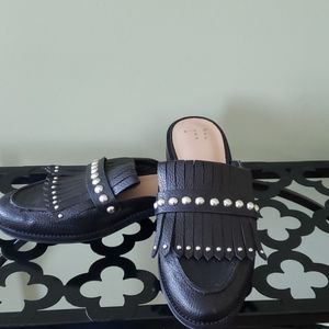 Size 6 A New Day Fringe and Studded Mules